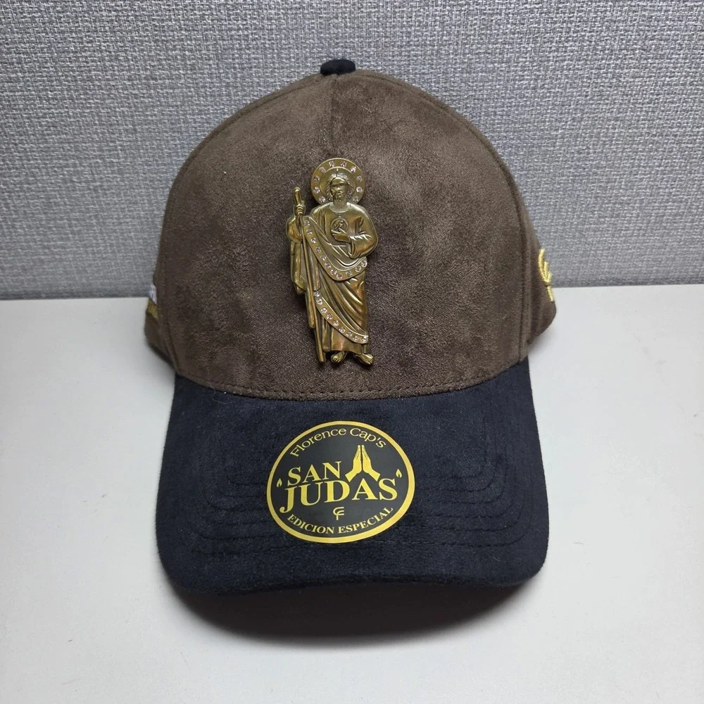 New Florence Caps Special Edition San Judas Ballcap‎ Black & Brown